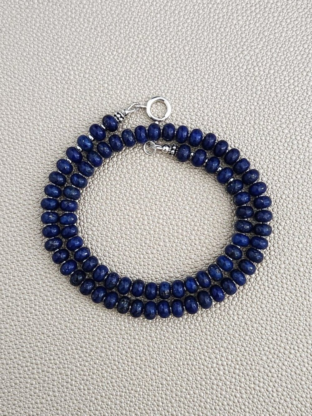 LAPIS LAZULI NECKLACE--16"